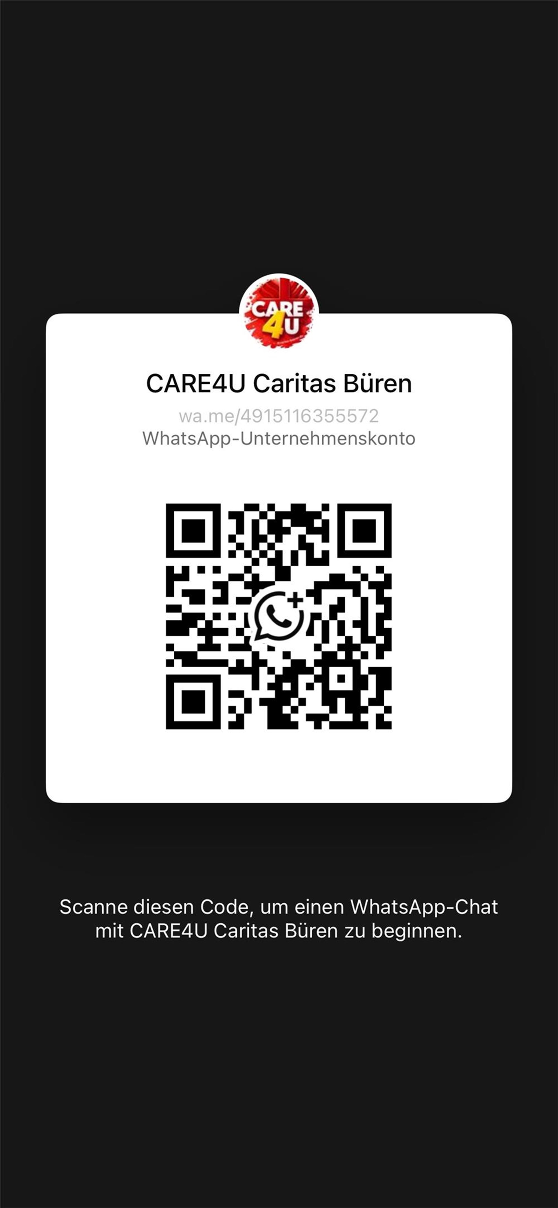 QR Code schwarz weiß